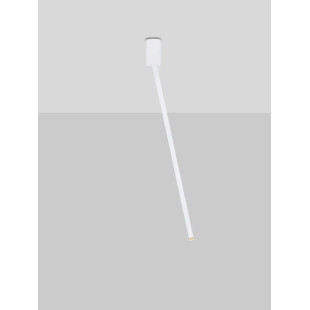 Lampa sufitowa tuba minimalistyczna Grezzo 5cm H70cm LED 3000K biała