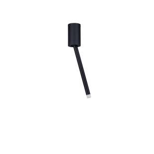 Lampa sufitowa tuba minimalistyczna Grezzo 5cm H29,5cm LED 3000K czarna