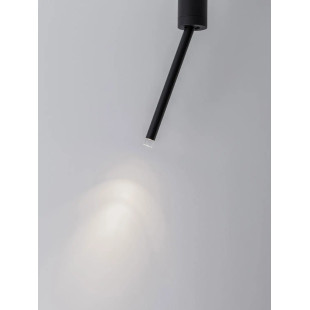 Lampa sufitowa tuba minimalistyczna Grezzo 5cm H29,5cm LED 3000K czarna