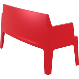 Sofa ogrodowa dwuosobowa Box czerwona Siesta - Komfort i styl
