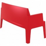 Sofa ogrodowa dwuosobowa Box czerwona Siesta - Komfort i styl