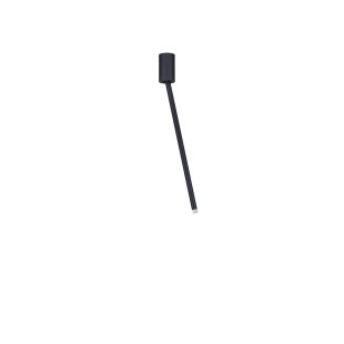 Lampa sufitowa tuba minimalistyczna Grezzo 5cm H49,5cm LED 3000K czarna