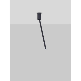 Lampa sufitowa tuba minimalistyczna Grezzo 5cm H49,5cm LED 3000K czarna