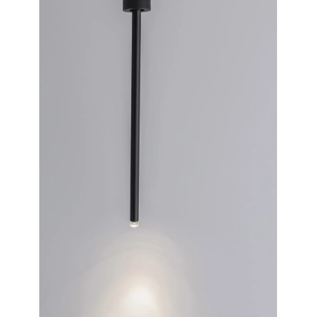 Lampa sufitowa tuba minimalistyczna Grezzo 5cm H49,5cm LED 3000K czarna