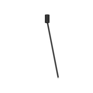 Lampa sufitowa tuba minimalistyczna Grezzo 5cm H70cm LED 3000K czarna