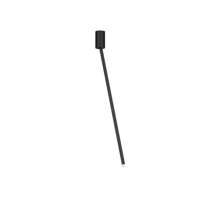 Lampa sufitowa tuba minimalistyczna Grezzo 5cm H70cm LED 3000K czarna