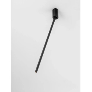 Lampa sufitowa tuba minimalistyczna Grezzo 5cm H70cm LED 3000K czarna