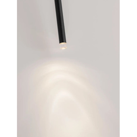 Lampa sufitowa tuba minimalistyczna Grezzo 5cm H70cm LED 3000K czarna