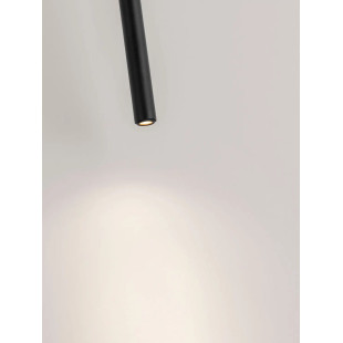 Lampa sufitowa tuba minimalistyczna Grezzo 5cm H70cm LED 3000K czarna