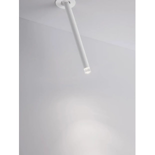 Lampa sufitowa podtynkowa - regulowana Sotto 5cm H24cm LED 3000K 25° biała