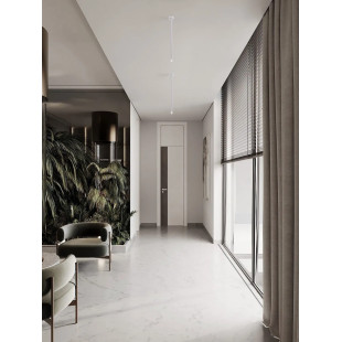 Lampa sufitowa podtynkowa - regulowana Sotto 5cm H44cm LED 3000K 25° biała