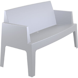 Sofa ogrodowa Siesta Box - Dwuosobowa, Srebrnoszara | Komfort i styl