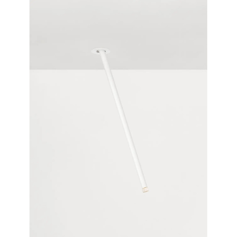 Lampa sufitowa podtynkowa - regulowana Sotto 5cm H44cm LED 3000K 25° biała
