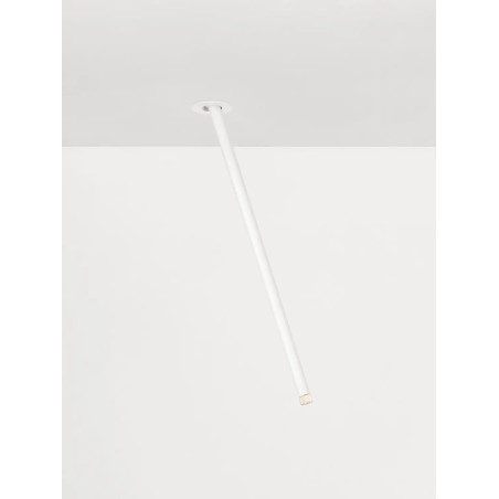 Lampa sufitowa podtynkowa - regulowana Sotto 5cm H44cm LED 3000K 25° biała
