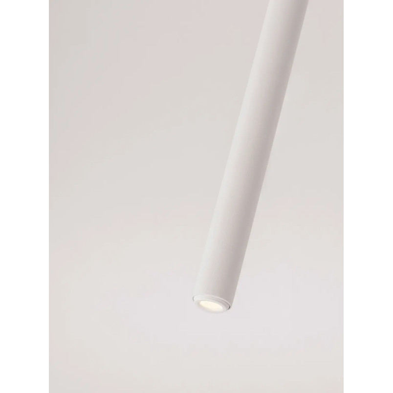 Lampa sufitowa podtynkowa - regulowana Sotto 5cm H44cm LED 3000K 25° biała