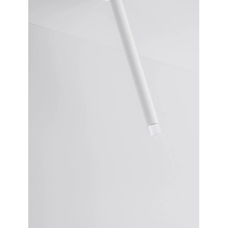 Lampa sufitowa podtynkowa - regulowana Sotto 5cm H64cm LED 3000K 25° biała