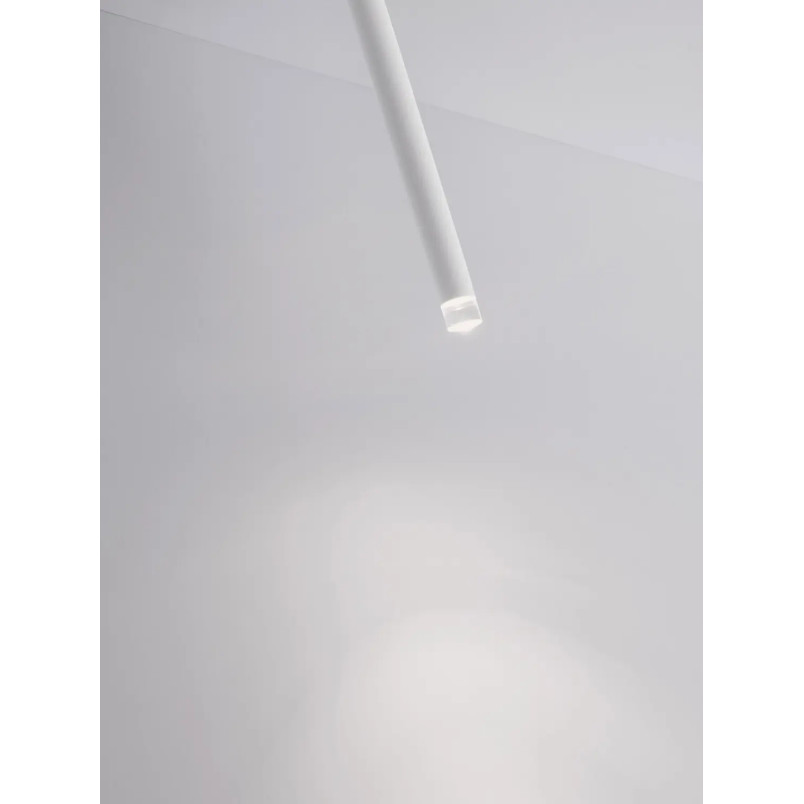 Lampa sufitowa podtynkowa - regulowana Sotto 5cm H64cm LED 3000K 25° biała