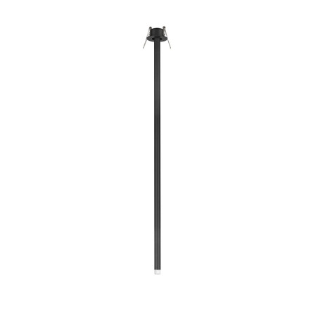 Lampa sufitowa podtynkowa - regulowana Sotto 5cm H64cm LED 3000K 25° czarna