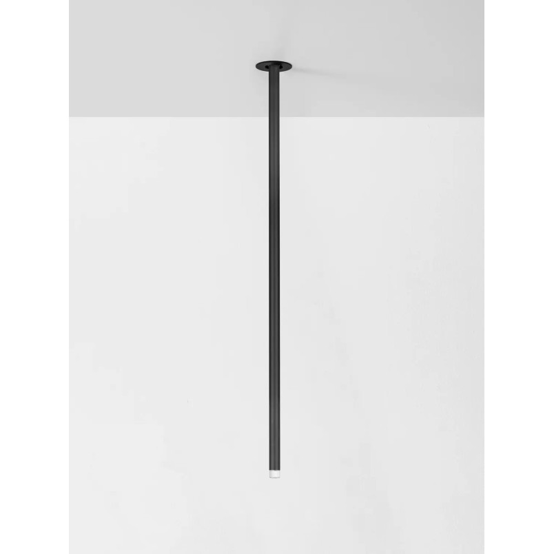 Lampa sufitowa podtynkowa - regulowana Sotto 5cm H64cm LED 3000K 25° czarna