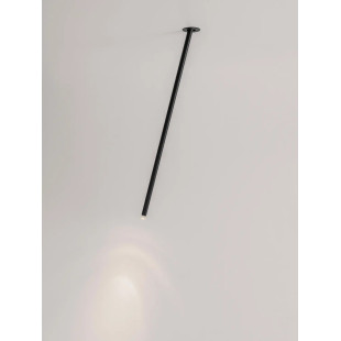 Lampa sufitowa podtynkowa - regulowana Sotto 5cm H64cm LED 3000K 25° czarna