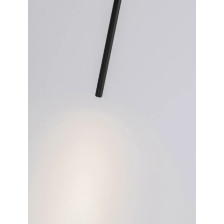 Lampa sufitowa podtynkowa - regulowana Sotto 5cm H64cm LED 3000K 25° czarna