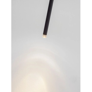 Lampa sufitowa podtynkowa - regulowana Sotto 5cm H64cm LED 3000K 25° czarna