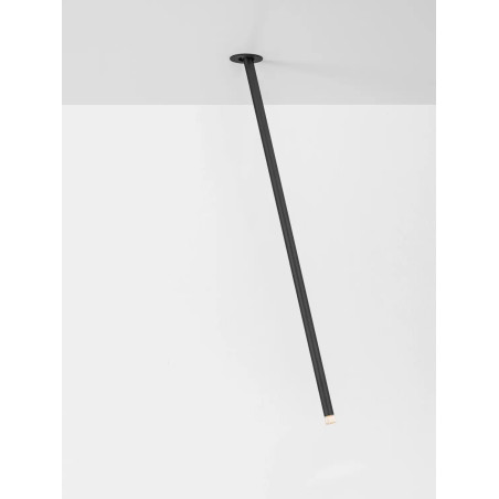 Lampa sufitowa podtynkowa - regulowana Sotto 5cm H64cm LED 3000K 25° czarna