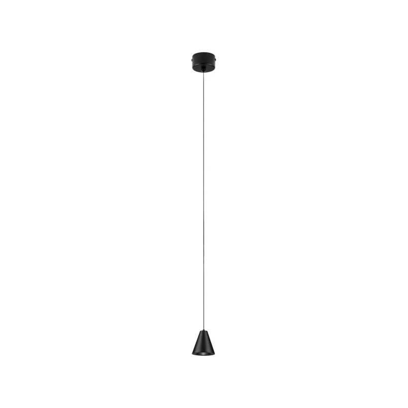 Lampa wisząca stożek - punktowa Noop LED 3000K 6cm czarna