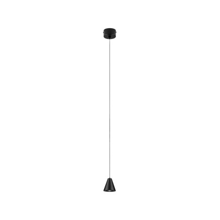 Lampa wisząca stożek - punktowa Noop LED 3000K 6cm czarna