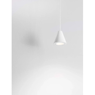 Lampa wisząca stożek - punktowa Noop LED 3000K 6cm biała