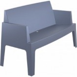 Sofa ogrodowa dwuosobowa Box | Siesta Exclusive - Szara