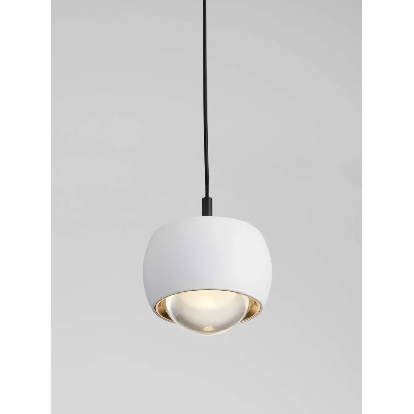 Lampa wisząca punktowa nowoczesna Gano LED 3000K 9,6cm biała