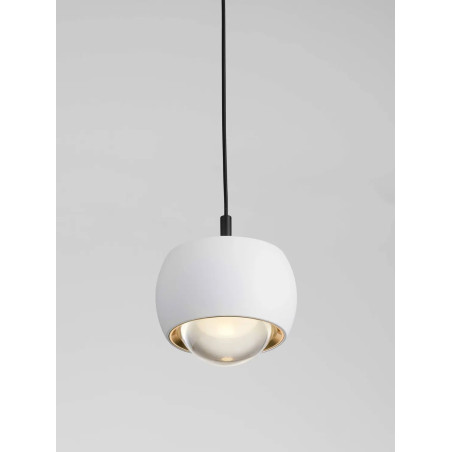Lampa wisząca punktowa nowoczesna Gano LED 3000K 9,6cm biała