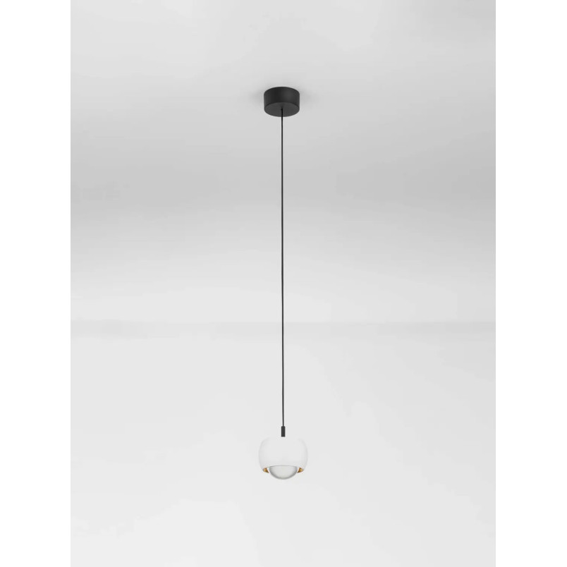 Lampa wisząca punktowa nowoczesna Gano LED 3000K 9,6cm biała