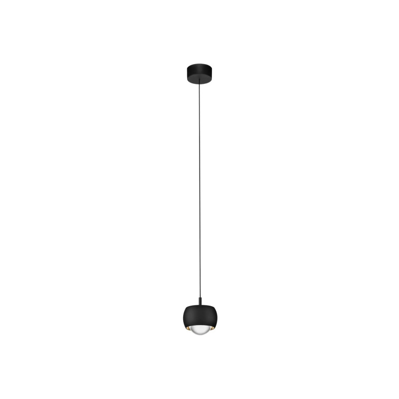 Lampa wisząca punktowa nowoczesna Gano LED 3000K 9,6cm czarna