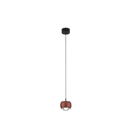 Lampa wisząca punktowa nowoczesna Gano LED 3000K 9,6cm kawowa