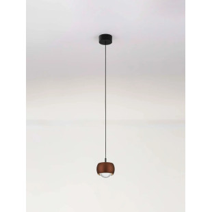 Lampa wisząca punktowa nowoczesna Gano LED 3000K 9,6cm kawowa