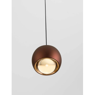 Lampa wisząca punktowa nowoczesna Gano LED 3000K 9,6cm kawowa