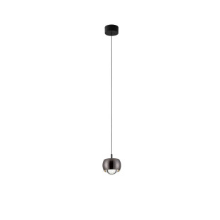 Lampa wisząca punktowa nowoczesna Gano LED 3000K 9,6cm czarny chrom