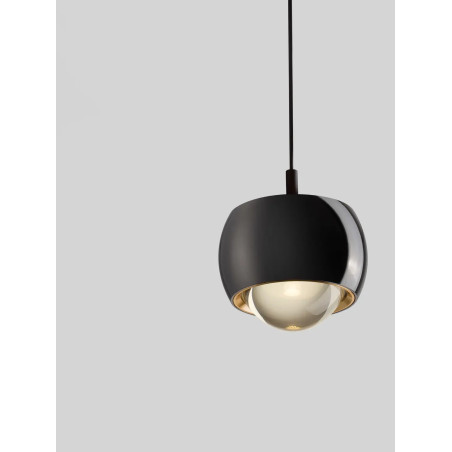 Lampa wisząca punktowa nowoczesna Gano LED 3000K 9,6cm czarny chrom