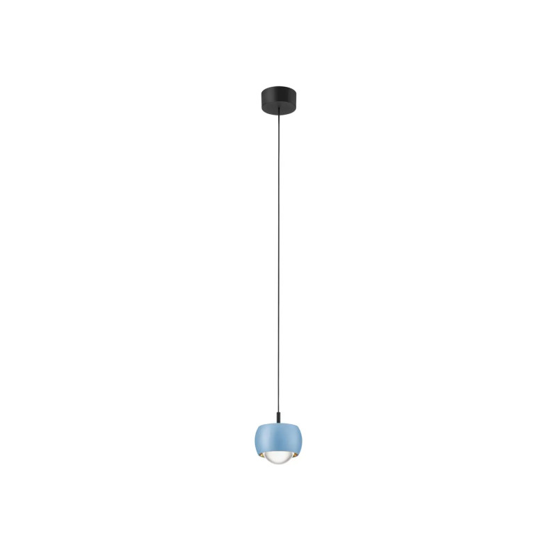 Lampa wisząca punktowa nowoczesna Gano LED 3000K 9,6cm niebieska