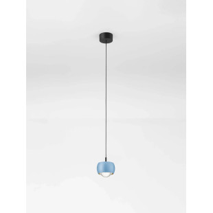 Lampa wisząca punktowa nowoczesna Gano LED 3000K 9,6cm niebieska