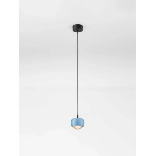 Lampa wisząca punktowa nowoczesna Gano LED 3000K 9,6cm niebieska