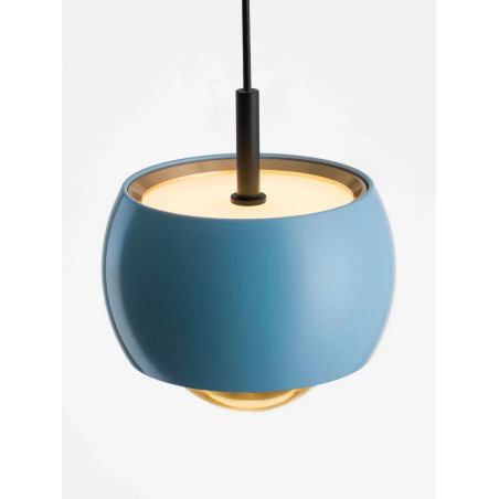 Lampa wisząca punktowa nowoczesna Gano LED 3000K 9,6cm niebieska