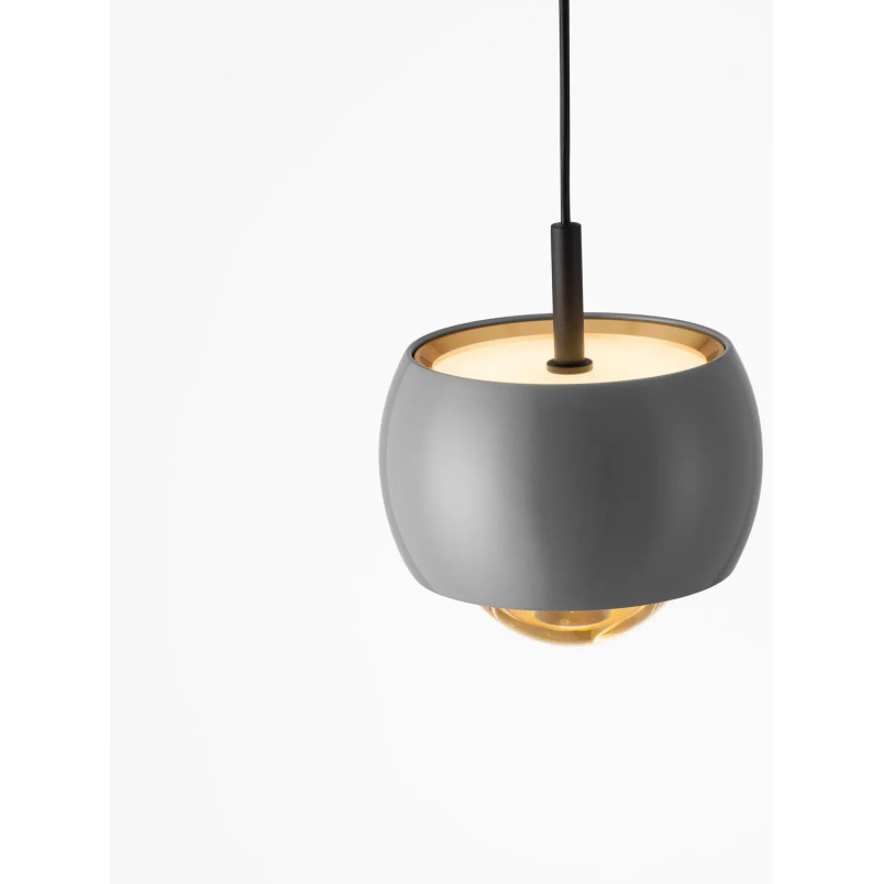 Lampa wisząca punktowa nowoczesna Gano LED 3000K 9,6cm szara