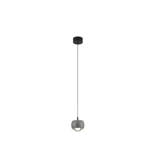 Lampa wisząca punktowa nowoczesna Gano LED 3000K 9,6cm szara
