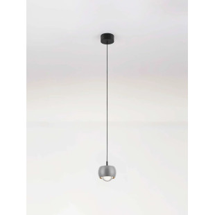 Lampa wisząca punktowa nowoczesna Gano LED 3000K 9,6cm szara