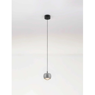 Lampa wisząca punktowa nowoczesna Gano LED 3000K 9,6cm szara
