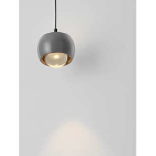 Lampa wisząca punktowa nowoczesna Gano LED 3000K 9,6cm szara