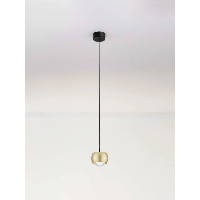 Lampa wisząca punktowa nowoczesna Gano LED 3000K 9,6cm złota